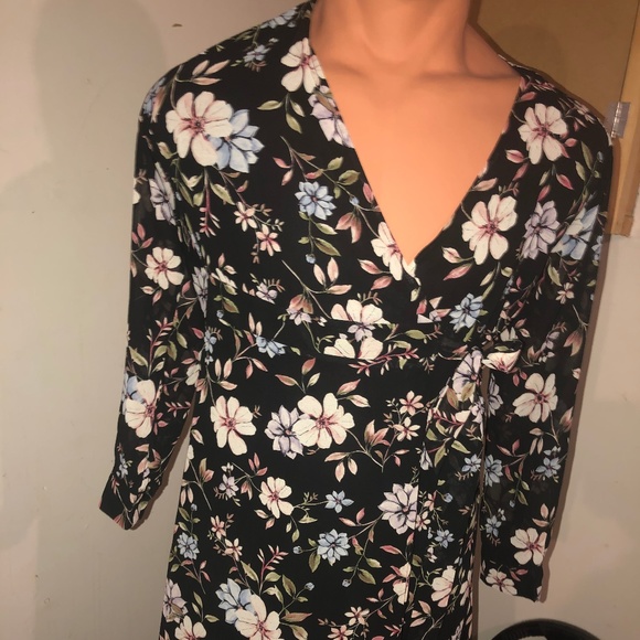 Suzy Shier Long Wrap Dress, Never Been Worn - Picture 1 of 5
